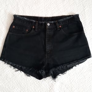 vintage levi high waisted shorts